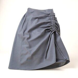 3/$15 | Oak + Fort Blue-Gray Ruched Side Knit Skirt Women’s XS